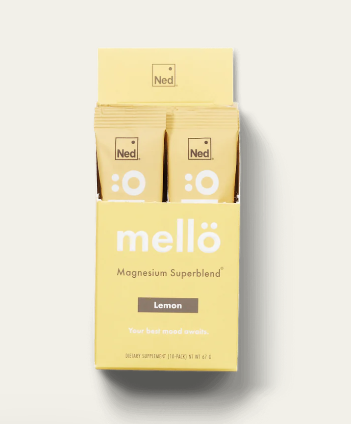 Magnesium Mello (10-Pack Travel Sticks, Lemon)