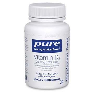 Vitamin D3- 1,000 IU homeopathic vitamins and minerals